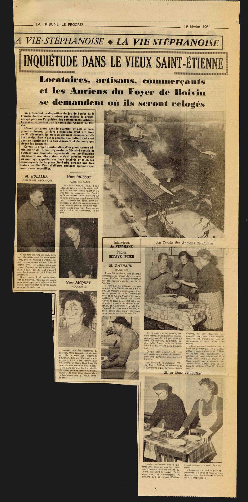 La Tribune Le Progrès - 19/02/1964 - 7113 w 9 37