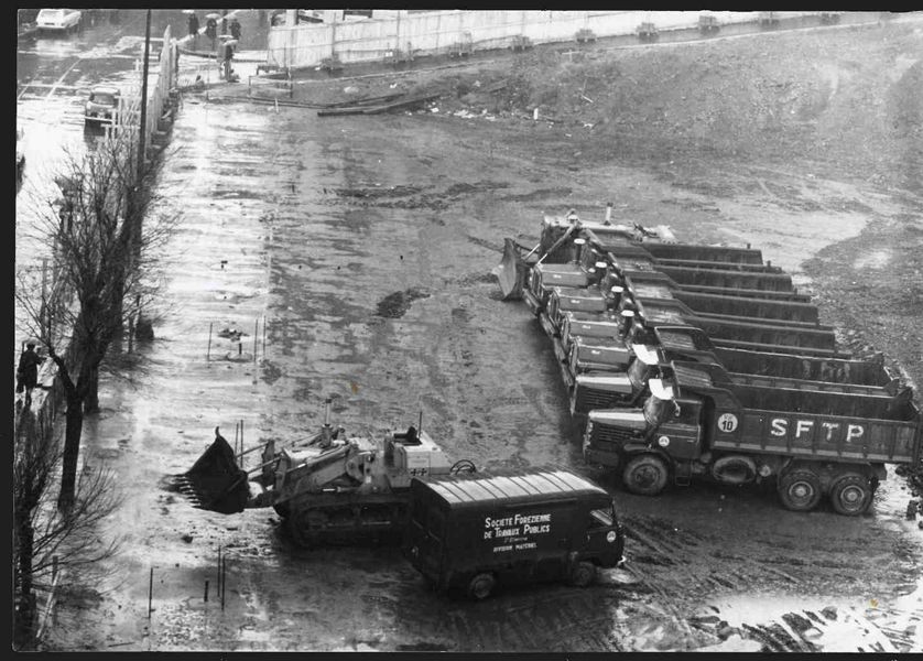 Photographie du chantier - 1966/1973 - 7113 W 9 03