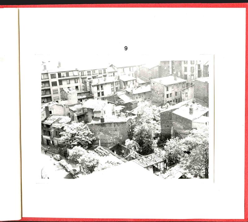 Vue générale, angle Nord-Est ; état des démolitions.